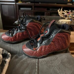 Kids Red and Black Sneakers